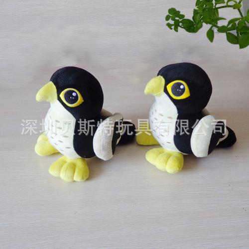 深圳工厂定制飞鸟老鹰毛绒玩具 发光雄鹰公仔与Tercel来图生产全解析